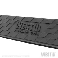 Thumbnail for Westin 2019 Chevrolet Silverado/Sierra 1500 Crew Cab Platinum 4 Oval Nerf Step Bars - Black