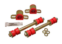 Thumbnail for Energy Suspension 86-97 Nissan 720 & Hardbody PickUp 2WD Red 23mm Front Sway Bar Frame Bushings