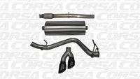 Thumbnail for Corsa 14-19 GMC Sierra/Chevy Silv 1500 Crew Cab/Short Bed 5.3L V8 Black Sport Single Side CB Exhaust