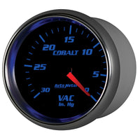 Thumbnail for Autometer Cobalt 2-5/8in. / 0-30 IN HG / Mechanical Vacuum Gauge
