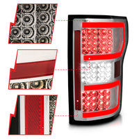 Thumbnail for ANZO 18-19 Ford F-150 LED Taillights Chrome