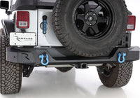 Thumbnail for Rampage 07-18 Jeep Wrangler JK (Incl. Unlimited) Trailguard Rear Bumper - Black
