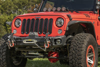 Thumbnail for Rugged Ridge 07-18 Jeep Wrangler JK Arcus Front Bumper Set w/Tray & Hooks