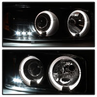 Thumbnail for Spyder GMC Sierra 1500/2500/3500 99-06 Projector Headlights LED Halo LED Black PRO-YD-CDE00-HL-BK