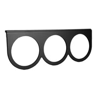 Thumbnail for Autometer 2-5/8in 3-Hole Gauge Panel - Black Aluminum