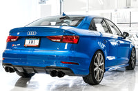 Thumbnail for AWE Tuning Audi 8V S3 Track Edition Exhaust w/Diamond Black Tips 102mm