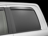 Thumbnail for WeatherTech 09+ Dodge Ram 1500 Rear Side Window Deflectors - Dark Smoke