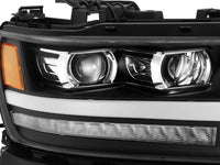 Thumbnail for AlphaRex 19-20 Dodge Ram 1500 LUXX LED Proj Headlights Plnk Style Black w/Activ Light/Seq Signal/DRL