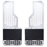 Thumbnail for Putco 10-20 Ram HD - Set of 2 (Fits Classic and New body) Mud Skins - Brushed SS w/ Hex Shield