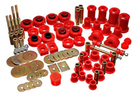 Thumbnail for Energy Suspension Ford F-150/F-250 4WD Red Hyper-flex Master Bushing Set