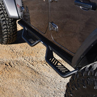 Thumbnail for Westin 18-22 Jeep Wrangler JL Unlimited Outlaw Nerf Step Bars