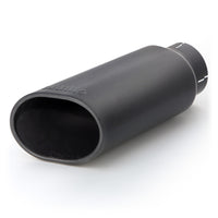 Thumbnail for Banks Power Tailpipe Tip Kit - SS Obround Slash Cut - Black - 3.5in Tube - 4.38in X 5.25in X 13.38in