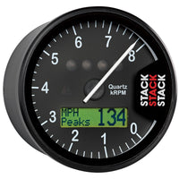 Thumbnail for Autometer Stack Display Tachometer 0-8K RPM - Black