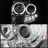 Thumbnail for Spyder Ford Escape 08-12 Projector Headlights Halogen Model Only - DRL Chrome PRO-YD-FES08-DRL-C