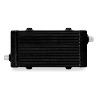 Thumbnail for Mishimoto Universal Small Bar and Plate Cross Flow Black Oil Cooler