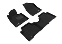 Thumbnail for 3D Maxpider 13-18 Hyundai Santa Fe Sport Elegant 1st 2nd Row - Floor Mat Set (Black)