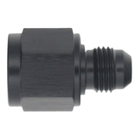 Thumbnail for DeatschWerks 8AN Female Flare to 6AN Male Flare Reducer - Anodized Matte Black