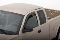 Thumbnail for AVS 00-04 Dodge Dakota Crew Cab Ventvisor Outside Mount Window Deflectors 4pc - Smoke