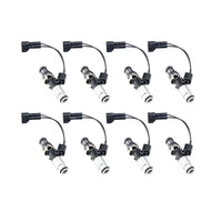 Thumbnail for Injector Dynamics ID1050X Injectors 14mm (Grey) Adaptor Top Bottom (Silver) Adaptor (Set of 8)