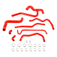 Thumbnail for Mishimoto 05-10 Mustang V6 Silicone Radiator & Heater Hose Kit - Red