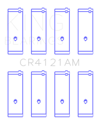 Thumbnail for King GM DOHC 16 Valve / Toyota SOHC 8 Valve / DOHC 16 Valve (Size STD) Rod Bearing Set