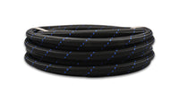 Thumbnail for Vibrant -10 AN Two-Tone Black/Blue Nylon Braided Flex Hose (10 foot roll)