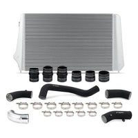 Thumbnail for Mishimoto 17-19 GM L5P Duramax Intercooler Kit - Silver w/ WBK Pipes