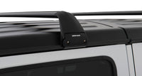 Thumbnail for Rhino-Rack 07-22 Jeep Wrangler JK/JL 4 Door Hard Top Vortex SG 2 Bar Roof Rack - Black