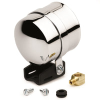 Thumbnail for Autometer Black 2 5/8 Inch Pedestal Gauge Mount w/ Chrome Cup