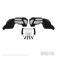 Thumbnail for Westin 07-18 Jeep Wrangler JK Inner Fenders - Front - Textured Black