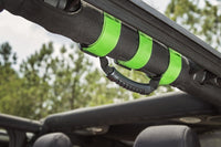 Thumbnail for Rugged Ridge Ultimate Grab Handles Green 55-20 CJ/Jeep Wrangler /JT
