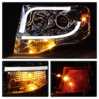 Thumbnail for Spyder Ford Expedition 07-13 Projector Headlights Light Tube DRL Chrm PRO-YD-FE07-LTDRL-C