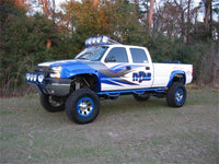 Thumbnail for N-Fab Nerf Step 01-06 Chevy-GMC 1500/2500/3500 Crew Cab 8ft Bed - Gloss Black - Bed Access - 3in