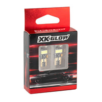 Thumbnail for XK Glow White T10 194 Error Free Ultra Bright LED Bulb 2pc Set w/ Built-in Canbus