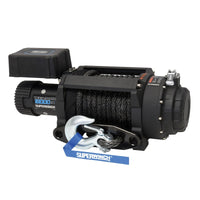 Thumbnail for Superwinch 18000 LBS 12V DC 33/64in x 79 ft Synthetic Rope Tiger Shark 18000SR Winch