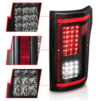 Thumbnail for ANZO 15-17 Ford F-150 LED Taillights - Smoke