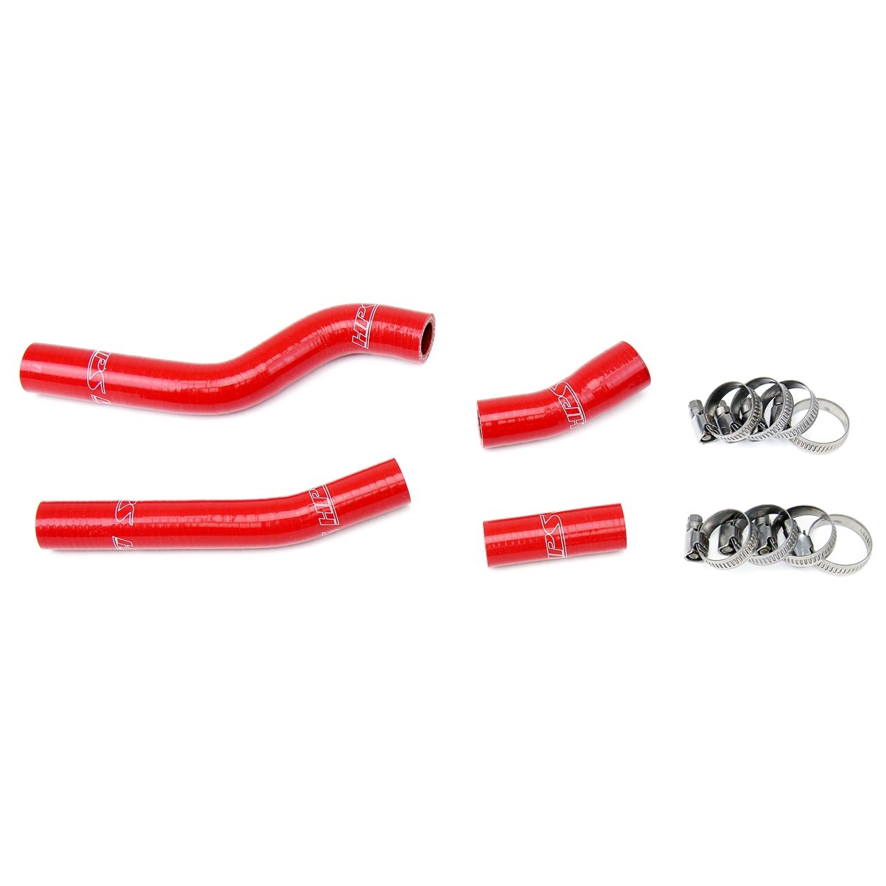 HPS Red Reinforced Silicone Radiator Hose Kit Coolant for Yamaha 07-09 WR450F