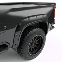 Thumbnail for EGR 20-23 Chevrolet Silverado 2500Hd/3500Hd Traditional Bolt-On Look Fender Flares Black Set Of 4