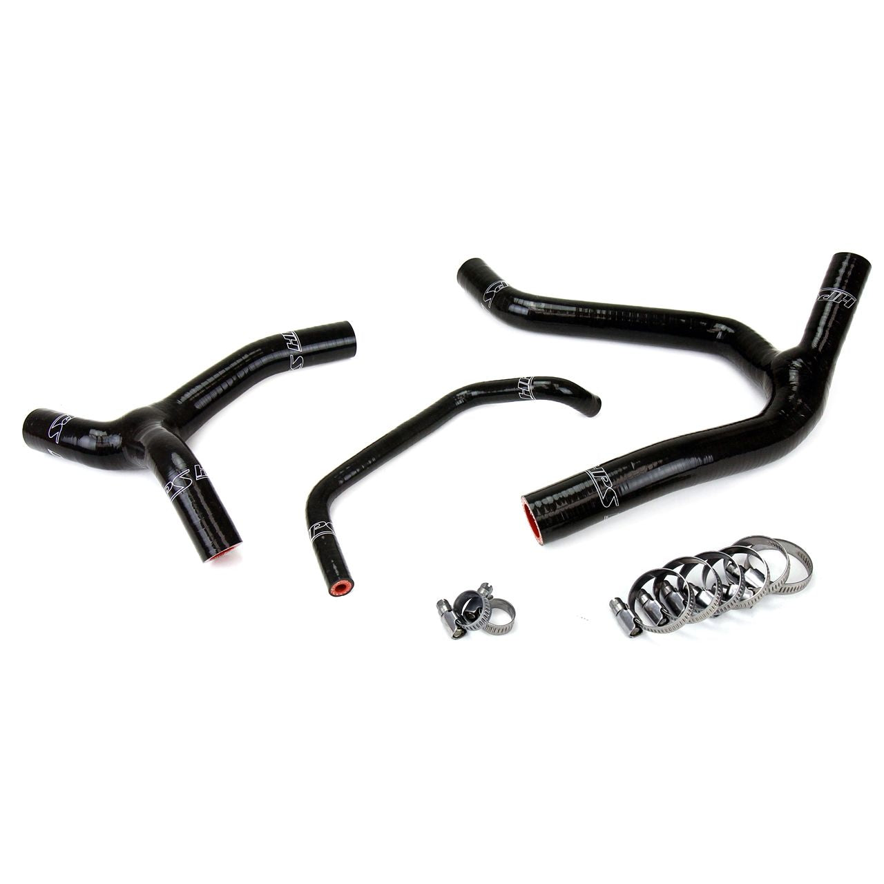 HPS Black Reinforced Silicone Radiator Hose Kit Coolant for Kawasaki 06-08 KX450F