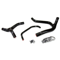 Thumbnail for HPS Black Reinforced Silicone Radiator Hose Kit Coolant for Kawasaki 06-08 KX450F