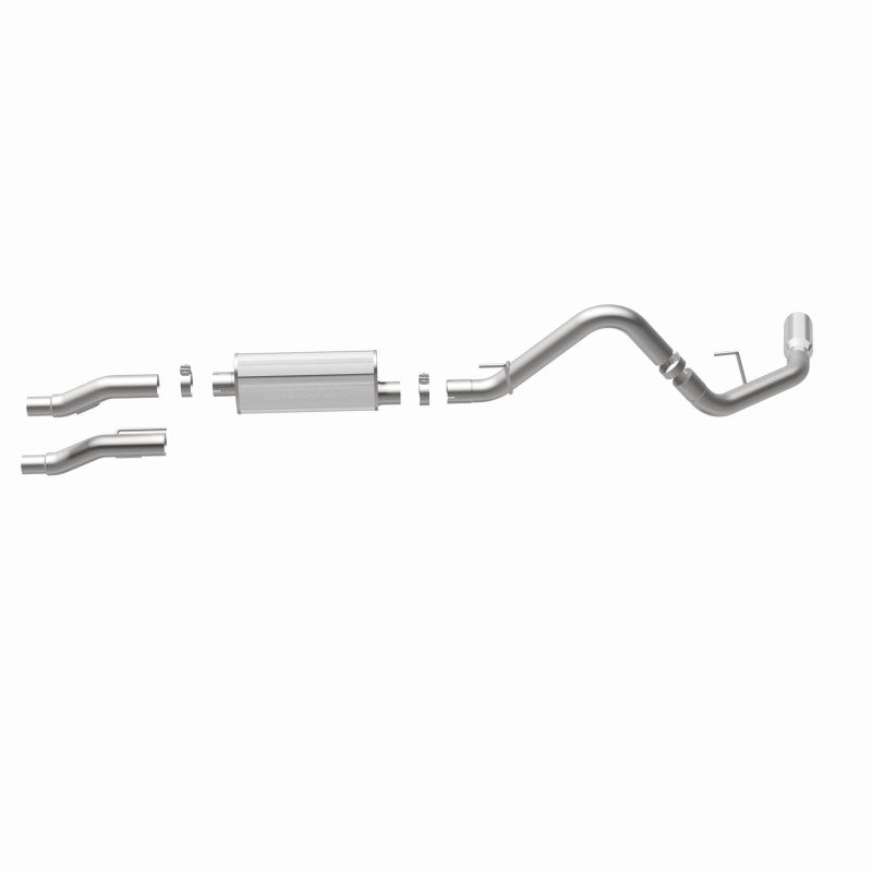 MagnaFlow 11 Ford F-150 3.7L/5.0L/6.2L SS Catback Exhaust Single Rear Side Exit w/ 4in SS Tips