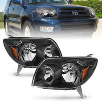 Thumbnail for ANZO 2003-2005 Toyota 4Runner Crystal Headlights Black