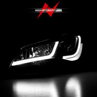 Thumbnail for ANZO Projector Headlights With Plank Style Design Black w/Amber 15-16 Toyota Camry (4DR)