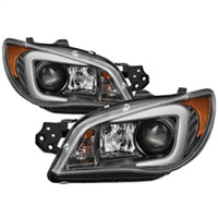 Thumbnail for Spyder Subaru WRX 2006-2007 Projector Headlights - Halogen Only - Black PRO-YD-SWRX06-LBDRL-BK