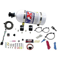 Thumbnail for Nitrous Express 11-15 Ford Mustang GT 5.0L Coyote Single Nozzle Nitrous Kit (35-150HP) w/10lb Bottle