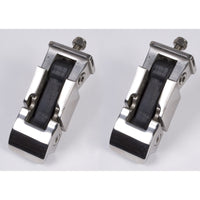 Thumbnail for Rugged Ridge 97-06 Jeep Wrangler TJ Stainless Steel Hood Catch Set