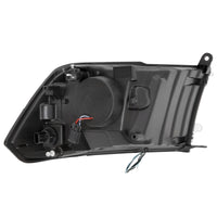 Thumbnail for ANZO 09-18 Dodge Ram 1500 Plank Style Projector Headlights Black w/ Halo