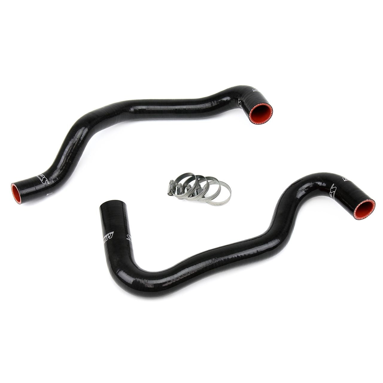 HPS Black Reinforced Silicone Radiator Hose Kit Coolant for Ford 11-13 Fiesta 1.6L