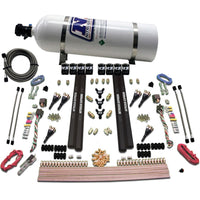 Thumbnail for Nitrous Express 6 Cyl SX2 Dual Stage Nozzle Nitrous Kit w/15lb Bottle