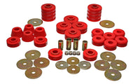Thumbnail for Energy Suspension 73-95 K5 Blazer Red Body(cab) Mount Set